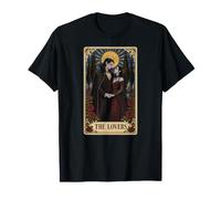 Carte de Tarot Vampire Monster Dracula et Bride The Lovers T-Shirt