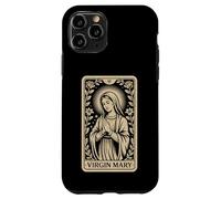 Carte de Tarot Vierge Marie - Foi chrétienne Vintage Coque pour iPhone 11 Pro