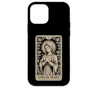 Carte de Tarot Vierge Marie - Foi chrétienne Vintage Coque pour iPhone 12 Mini