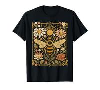 Carte de Tarot Vintage avec Abeilles Florales Cottagecore T-Shirt