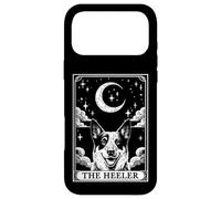 Carte de Tarot Vintage Croissant de Lune Australien Chien de bétail Maman Coque pour iPhone 17 Pro Max