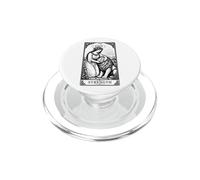 Carte de Tarot Vintage Lion Zodiaque Céleste Sorcière Astrologie PopSockets PopGrip pour MagSafe