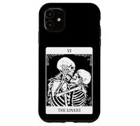 Carte de Tarot Vintage The Lovers pour la Saint-Valentin Halloween Coque pour iPhone 11