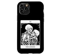 Carte de Tarot Vintage The Lovers pour la Saint-Valentin Halloween Coque pour iPhone 11 Pro