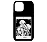 Carte de Tarot Vintage The Lovers pour la Saint-Valentin Halloween Coque pour iPhone 12 Pro Max
