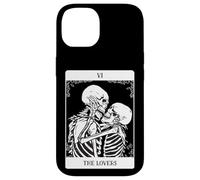Carte de Tarot Vintage The Lovers pour la Saint-Valentin Halloween Coque pour iPhone 14