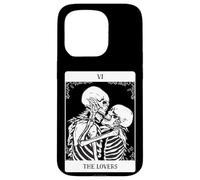 Carte de Tarot Vintage The Lovers pour la Saint-Valentin Halloween Coque pour iPhone 15 Pro