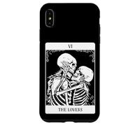 Carte de Tarot Vintage The Lovers pour la Saint-Valentin Halloween Coque pour iPhone XS Max