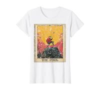 Carte de Tarot Vintage Vieilli The Fool T-Shirt Graphique avec Valeur