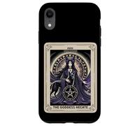 Carte de Tarot XVIII Pentacle de la Déesse de la Lune Hécate Coque pour iPhone XR