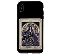Carte de Tarot XVIII Pentacle de la Déesse de la Lune Hécate Coque pour iPhone XS Max