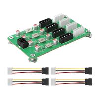Carte de tension ATXs 6 8 broches vers 8 sorties 5 V 12 V pour ordinateur Plug In Solution Tension Régulation Board