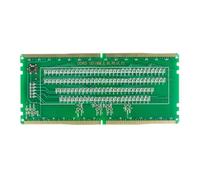 Carte de test DDR5 RDIMM/UDIMM pour ordinateur de bureau avec outil de diagnostic de lumière LED, analyse de la mémoire de bureau