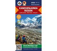 Carte de trekking au Népal - Région de Kanchenjunga (NP101) | Himalayan MapHouse
