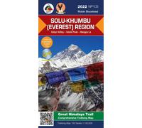 Carte de trekking au Népal - Région Solu-Khumbu, Everest (NP103) | Himalayan MapHouse