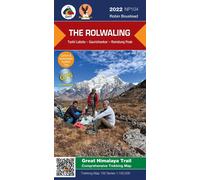 Carte de trekking au Népal - The Rolwaling : Tashi Labsta, Gaurishankar, Ramdung Peak (NP104) | Himalayan MapHouse