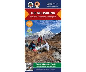 Carte de trekking au Népal - The Rolwaling : Tashi Labsta, Gaurishankar, Ramdung Peak (NP104) | Himalayan MapHouse
