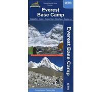 Carte de trekking Camp de base de l'Everest : Kalapatar, Gokyo, Renjola Pass, Chola Pass, Kongma La (NE519) | Himalayan MapHouse
