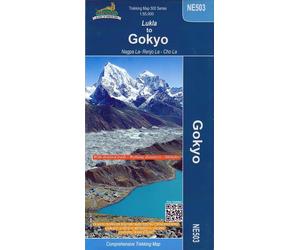 Carte de trekking d'ensemble - Lukla à Gokyo, Népal (NE503) | Himalayan MapHouse