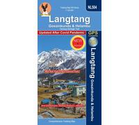 Carte de trekking - Langtang, Gosaikunda & Helambu (NL504) | Himalayan MapHouse