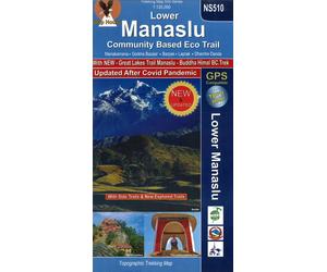 Carte de trekking - Lower Manaslu, Community Based Eco Trail (NS510) | Himalayan MapHouse