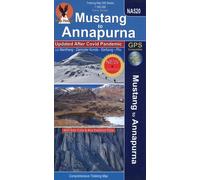 Carte de trekking - Mustang to Annapurna, Nepal Trekking Map (NA520) | Himalayan MapHouse