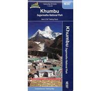 Carte de trekking - Parc national de Khumbu Sagarmatha (NE507) | Himalayan MapHouse