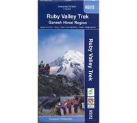 Carte de trekking - Ruby Valley Trek : Région de Ganesh Himal (NS512) | Himalayan MapHouse