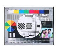 Carte de vérification des Couleurs : Mire de Test de résolution d’Appareil Photo - Mire de réglage de la Mise Point de l’Objectif - Outil Professionnel d’étalonnage d’Appareil