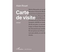 Carte de visite - Alain Rouet - L'harmattan - broché - Roman