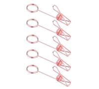 Carte De Visite En Métal Double Face 5 Pièces Avec Clips En Fil Fer Pour Une Gestion Efficace Du Bureau Clip Pour Carte Visite