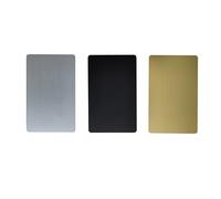 Carte de visite NFC gravée au laser - Écrivez vos informations (888 octets), contrôle d'accès et carte sociale avec logo personnel