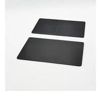Carte de visite numérique en métal 215 puces NFC en acier inoxydable noir mat, 504 octets, fonctionne avec tous les appareils compatibles NFC, elle est disponible pour l'impression laser (noir mat)