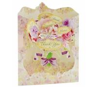 Carte de voeux 3D Santoro Dressing - Remerciement Merci