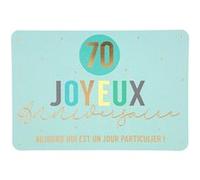 Carte De Voeux - Anniversaire - 70 ans