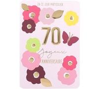 Carte De Voeux - Anniversaire - 70 ans En Ce Jour Particulier