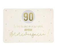Carte De Voeux - Anniversaire - 90 ans Du fond Du Coeur, En ce jour Spécial