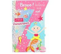 Carte De Voeux - Anniversaire - Bravo ! Aujourd'hui tu as 7 ans !