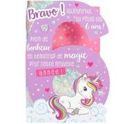 Carte De Voeux - Anniversaire - Bravo ! Aujourd'hui tu fêtes tes 6 ans !