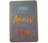 Carte De Voeux - Anniversaire - Hourra Il y a Un Anniv' Et C' Est Le Tien