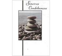 Carte De Voeux - Condoléances - Sincères Condoléances - Mer et Galets II G