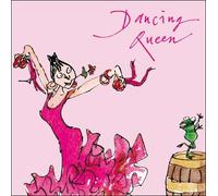 Carte de voeux d'anniversaire - female - Danseuse de flamenco par Quentin Blake