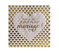 Carte De Voeux Glamour - Mariage - Tous Nos Voeux De Bonheur