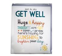 Carte de voeux "Just To Say Get Well" - Carton SG33679 (Taille unique) (Blanc/Multicolore)