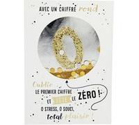 Carte De Voeux Paillettes - Anniversaire - Oublie Le Premier Chiffre ... G