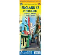 Carte de voyage - Angleterre Sud-est & Midlands (routes et chemins de fer) | ITM