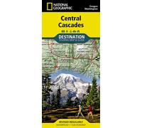 Carte de voyage - Cascades, Central (Oregon, Washington) | National Geographic