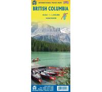 Collectif – Carte de voyage – Colombie-Britannique – Échelle 1:1250000 – Itm Publishing – Broché