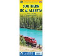 Carte de voyage - Colombie-Britannique Sud & Alberta Sud | ITM - 1:850 000