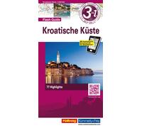 Carte de voyage - Côte Croate Flash Guide | Hallwag